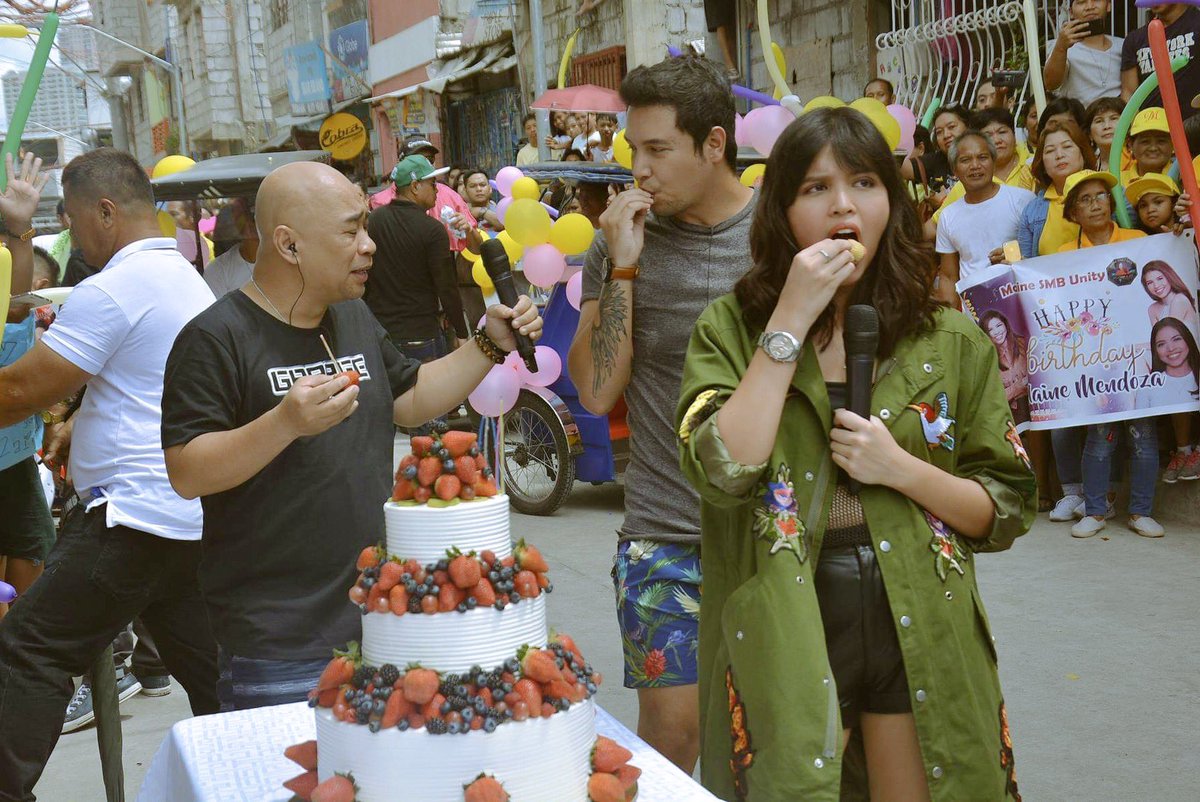 EatBulaga's tweet photo. Happy Birthday sa Prinsesa ng Barangay @mainedcm 💛💛💛 https://t.co/rCywfoUYNN