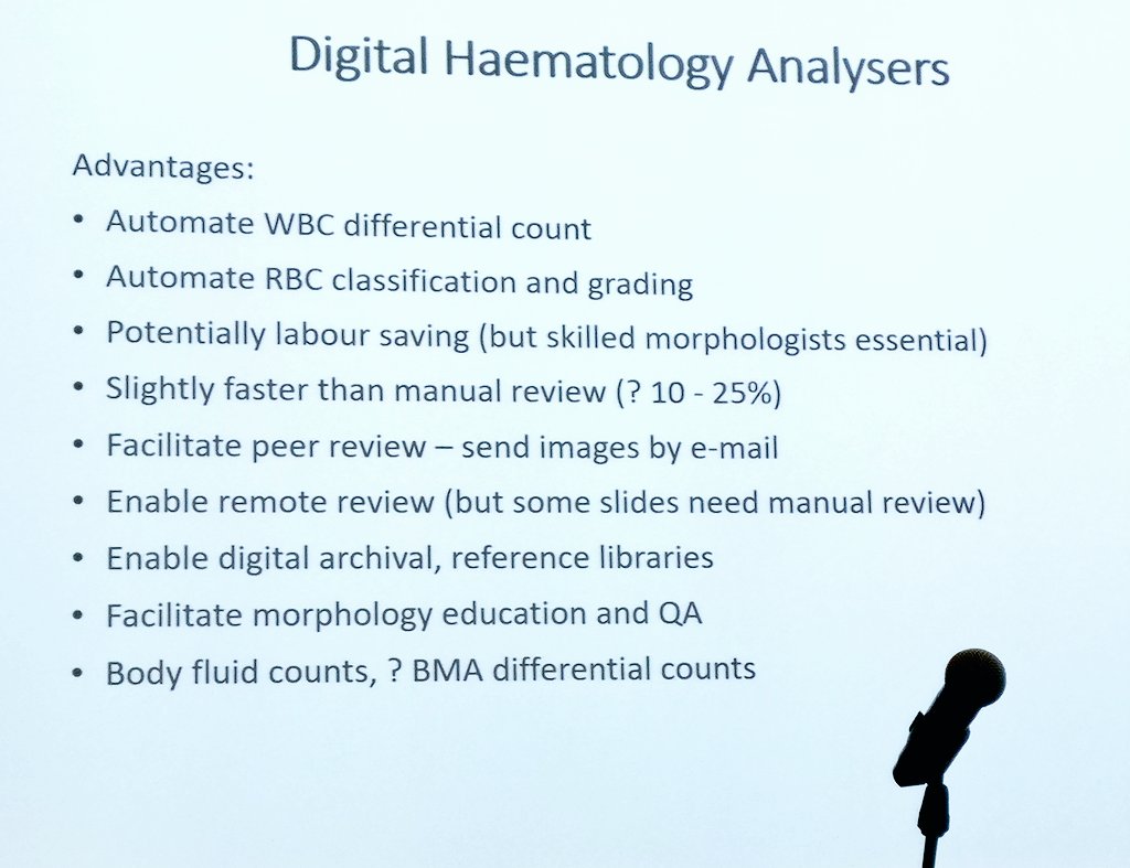 pathologistmag's tweet image. Szu-Hee Lee explains why he prefers digital hematology analyzers in his work. #PathUpdate