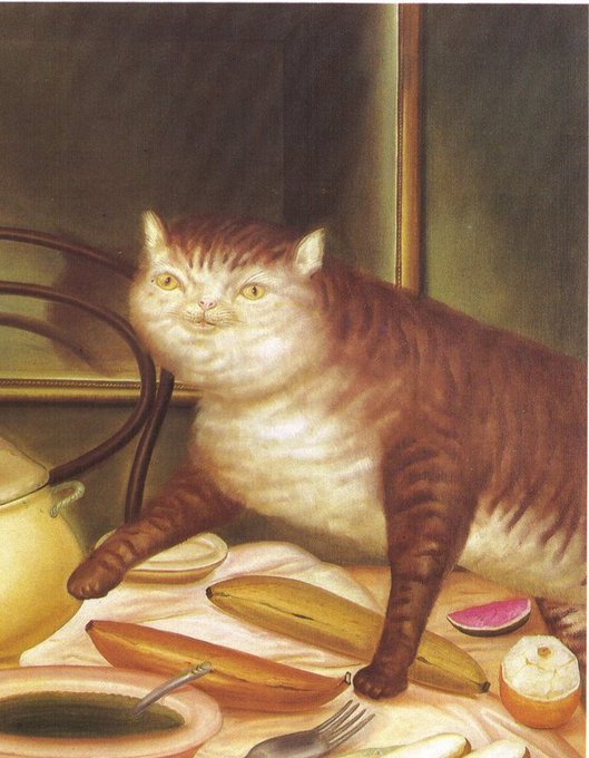 Кошки на средневековых картинах