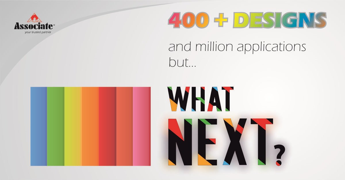 AssociateDecor's tweet image. Associate Decor offers 400+ Designs which inspires millions of application, But #WHATNEXT? Stay tuned to know more...
