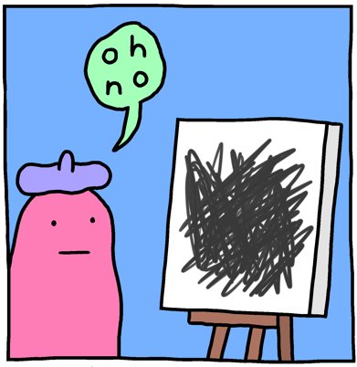 i'm so exhausted with thinking about how many things i have to draw, but i can neither draw anything worthy nor just allow myself to have a rest on a weekend, it's all like having kettlebell attached to my hand and to my brain 