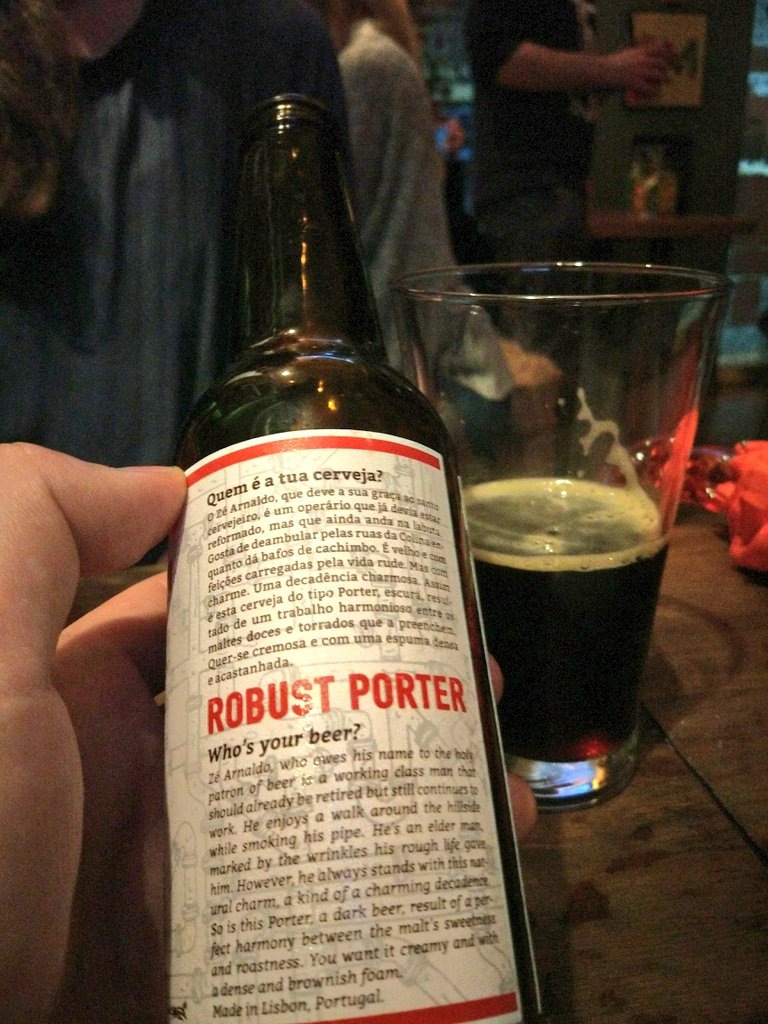 jmhiclei's tweet photo. As fate would have it, we found our project beer in #Lisbon after our week of #ROBUSTproject meetings! https://t.co/6HjZOepJsX