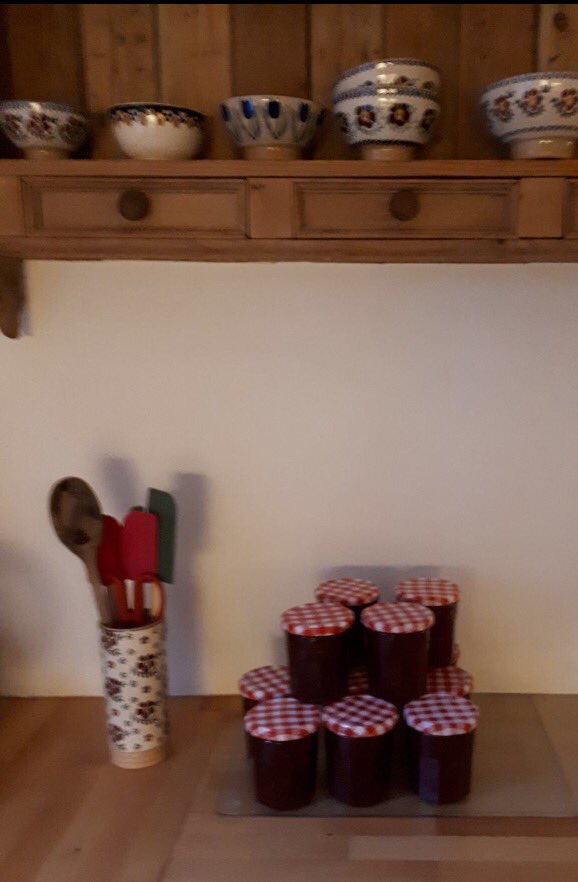 ClonalisHouse's tweet photo. Last of the plums from the walled garden made into jam - staying busy while the country is on #lockdown. ☃️🌨❄️ https://t.co/gM0mBZIVPC