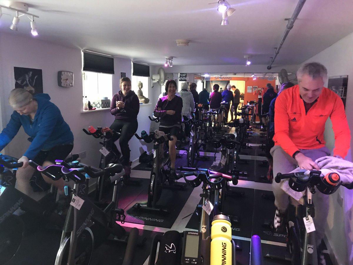 catbookerfit's tweet photo. Spinning®️ studio CBF were open for business this morning and treated Spinning customers to an hour long class. Every Saturday 7:45-8:30am. @wendover_news @athleticumfit https://t.co/sI7HV5EYA3