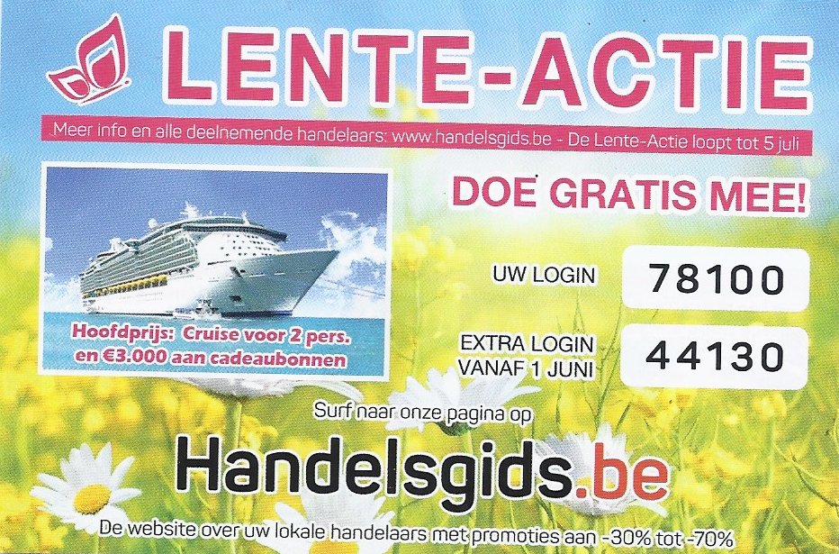 StevenBlavier's tweet photo. Ga jij dit jaar #gratis op #cruise dankzij #handelsgids en #bloemenBlavier? Maak 3x meer kans met onze verschillende codes .... #bloemenblavier #gingelom #bloemenzoalsjebent
https://t.co/CKxD6H9dNT https://t.co/VNmpQjP64O