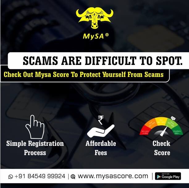 MySAscore's tweet photo. Scams come in all shapes and sizes. Think you've run across one?
Check out MySA Score to find out.
Download the Android App: https://t.co/pAIDwtaz2t
Visit Us: https://t.co/iQQtt7rAij
#mysa #mysascore #scams #spot #simpleregistration #affordablefees #checkscore #online #website https://t.co/UkCXfUn6L8