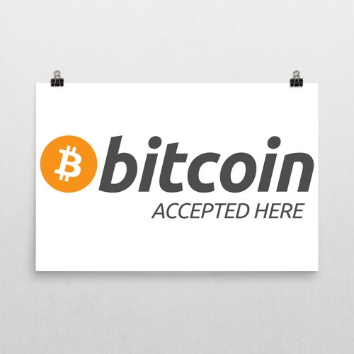 We now accept Bitcoin as payment. Times are changing!