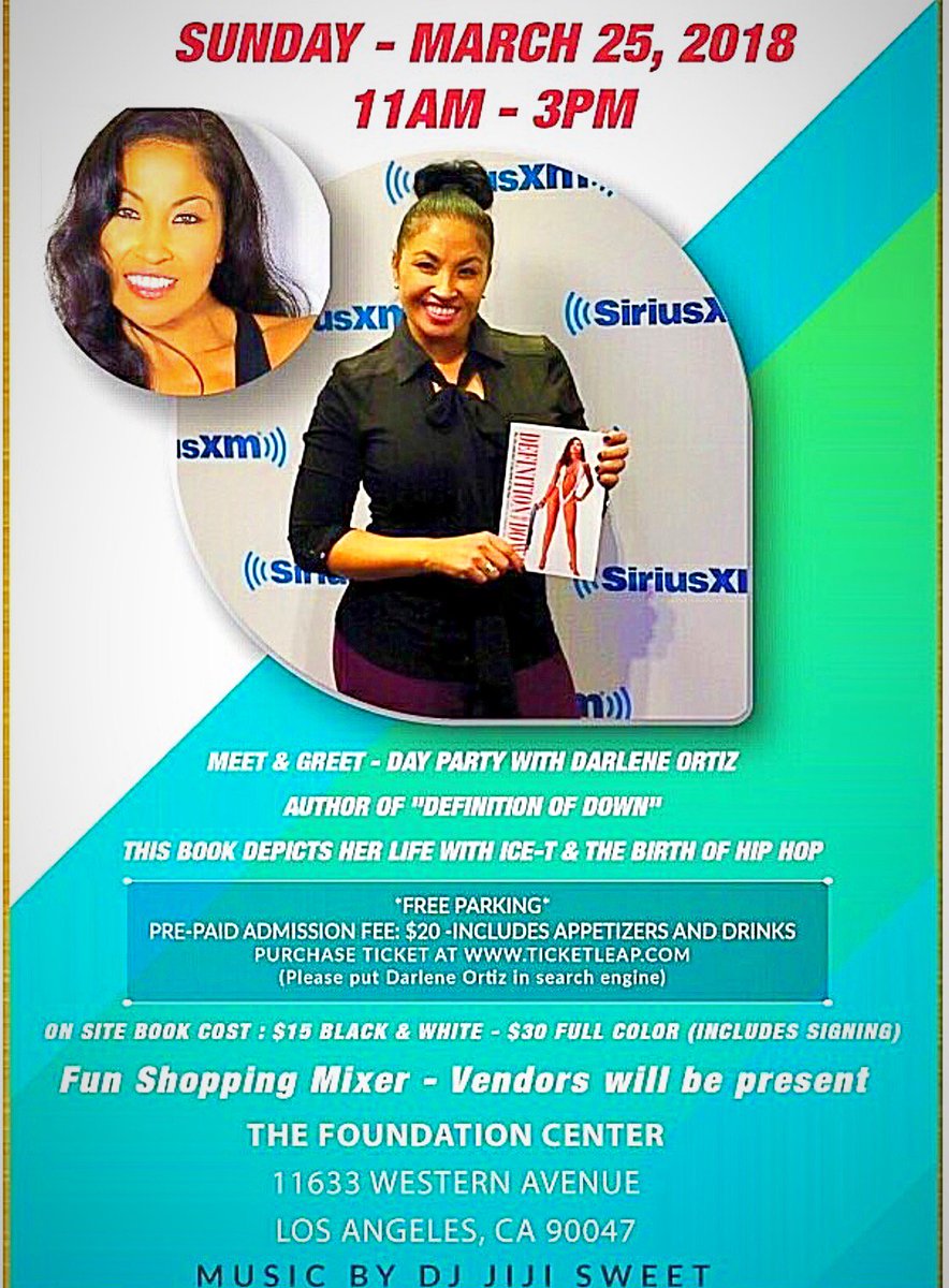 IamCharlita_'s tweet photo. @DarleneOGOrtiz  meet and greet #TheFoundationCenter #March25th you don’t want to miss it #LosAngeles #California #DefinitionofDown #booksigning @wondertroy2 @thecoreyholcomb #reina #radiopersonality #authour https://t.co/N1El2rzvgk