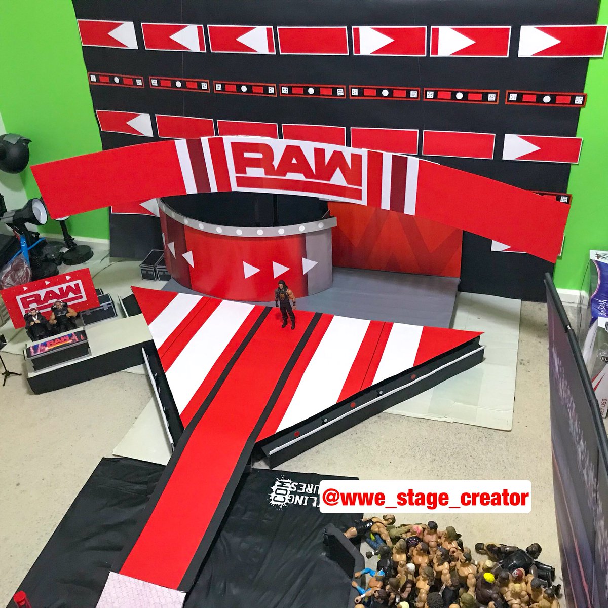 wwe raw stage toy