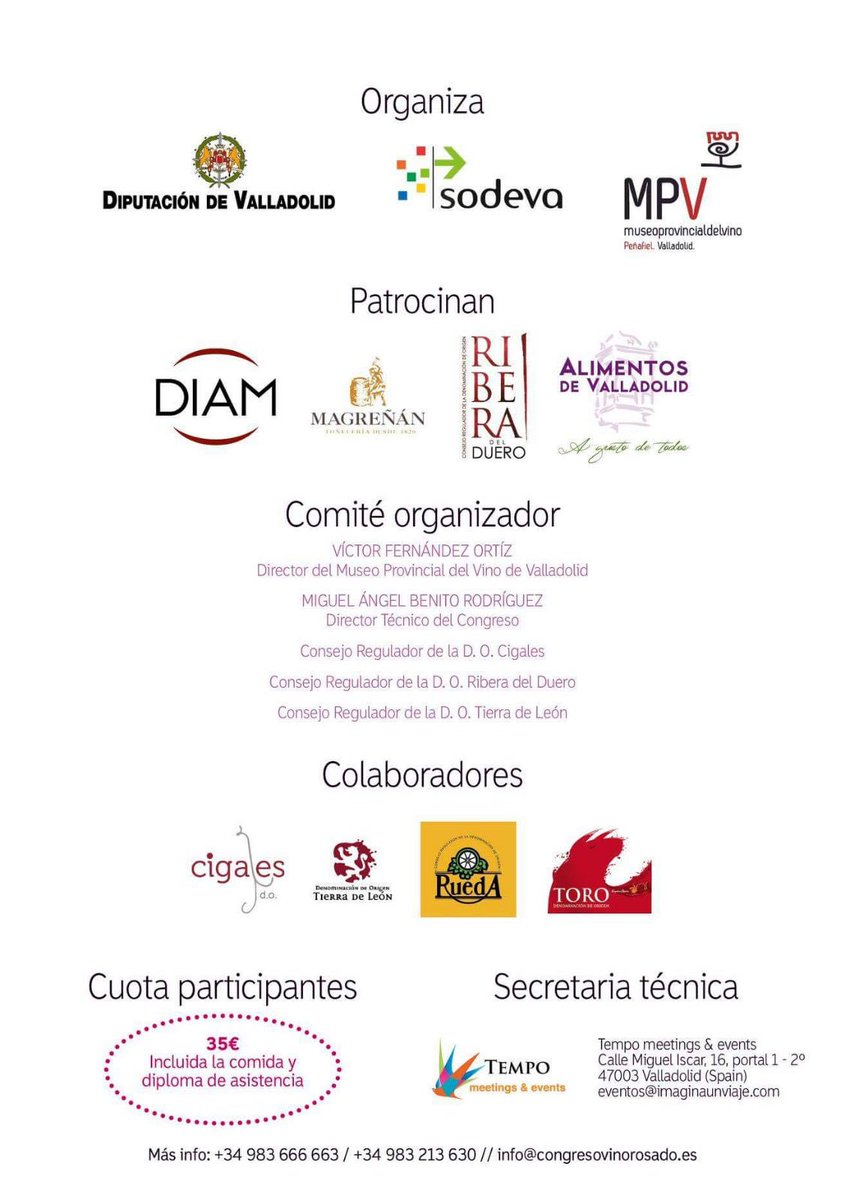 alimentosVALL's tweet photo. II Congreso del Vino Rosado en el Museo del Vino de Peñafiel @Dip_Va . 13/Marzo/2018.  Encantados de mostrar nuestros productos ,en esta reunión internacional de grandes profesionales ,en torno al vino rosado. https://t.co/RAVhhFt75Y