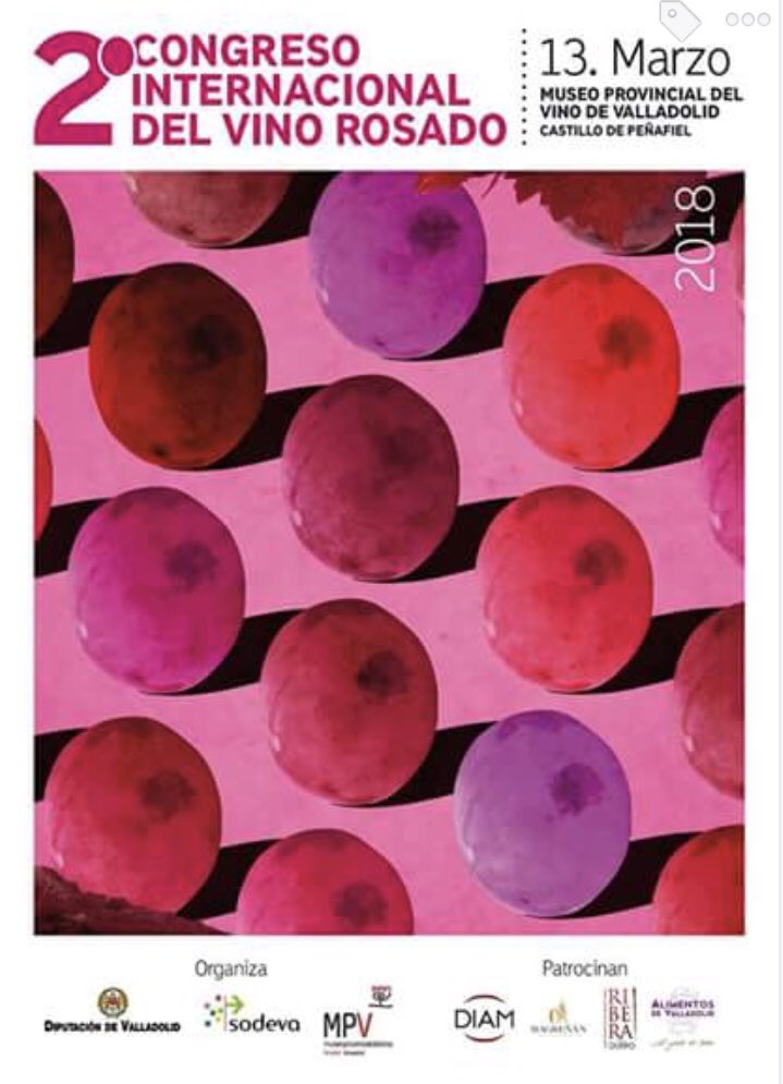alimentosVALL's tweet photo. II Congreso del Vino Rosado en el Museo del Vino de Peñafiel @Dip_Va . 13/Marzo/2018.  Encantados de mostrar nuestros productos ,en esta reunión internacional de grandes profesionales ,en torno al vino rosado. https://t.co/RAVhhFt75Y