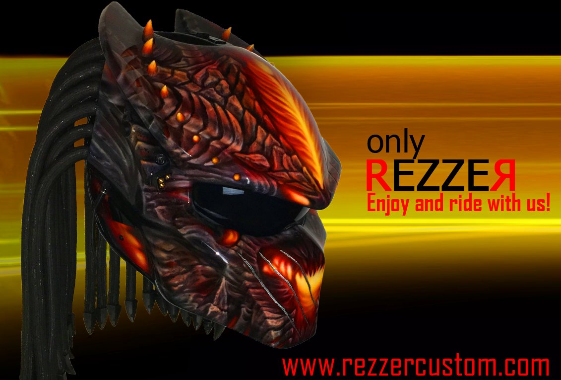 #rezzer #predatorhelmet #predatorwolf only the original predator helmets! EXCLUSIVE HELMET ONLY - REZZER!
configure your unique helmet on the site rezzercustom.com
