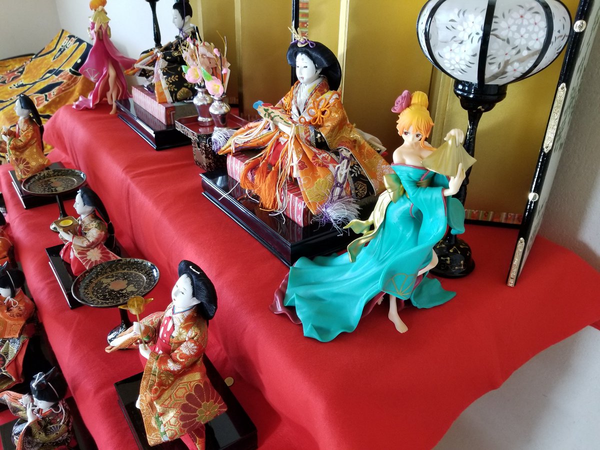 ゆき 今日は楽しいひな祭り 我が家の7段のひな壇に浴衣ナミさんを飾らせていただきました 日本の文化最高 ひなまつり ワンピースフィギュアを投稿しよう