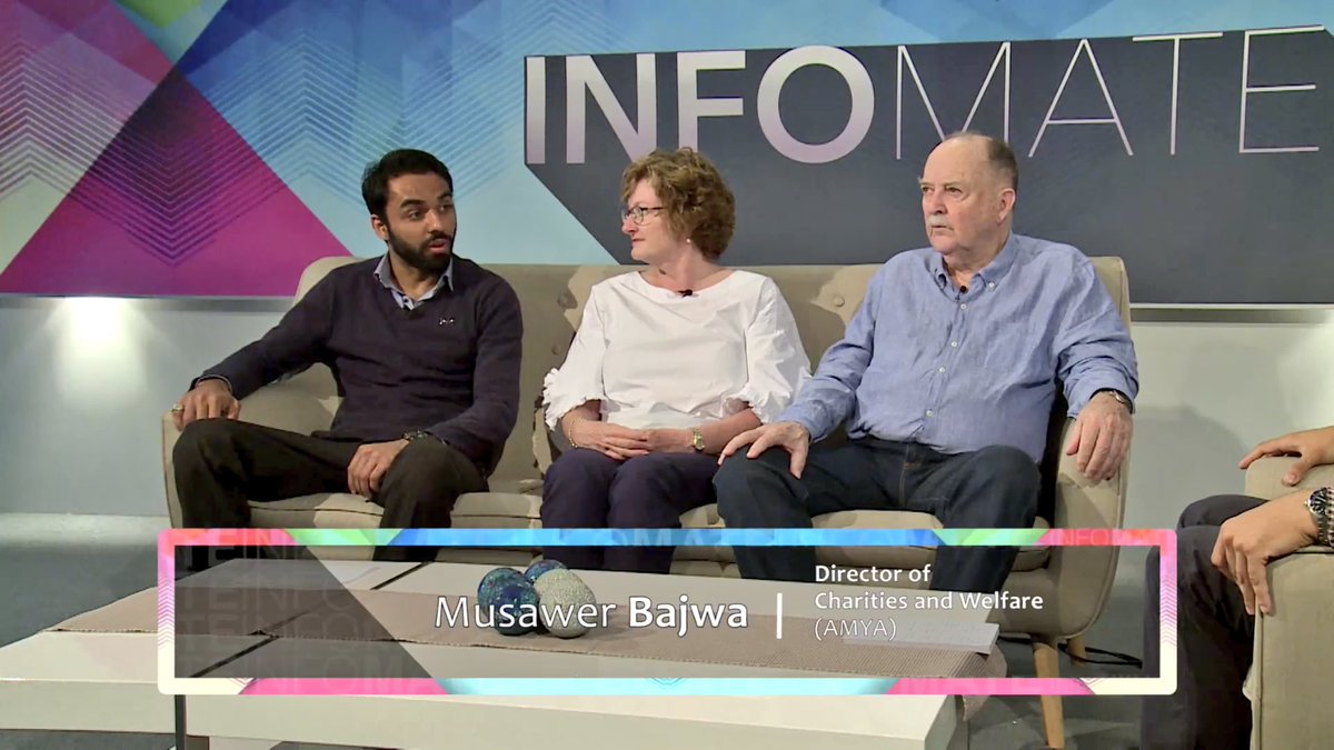 AhmadiyyaAUS's tweet photo. Watch #InfoMate Program by @MuslimTV with Chairman founder of @Clean_Up Ian Kiernan, Managing Director Terrie-Ann Johnson &amp; @MusawerBajwa at our Sydney studios. 

WATCH 🎥: https://t.co/jq7mOMccn2 

#CleanUpAustraliaDay☘️ #CleanUpAus #MuslimsForHumanity #Ahmadiyya #Islam https://t.co/iSdOrMSYHA