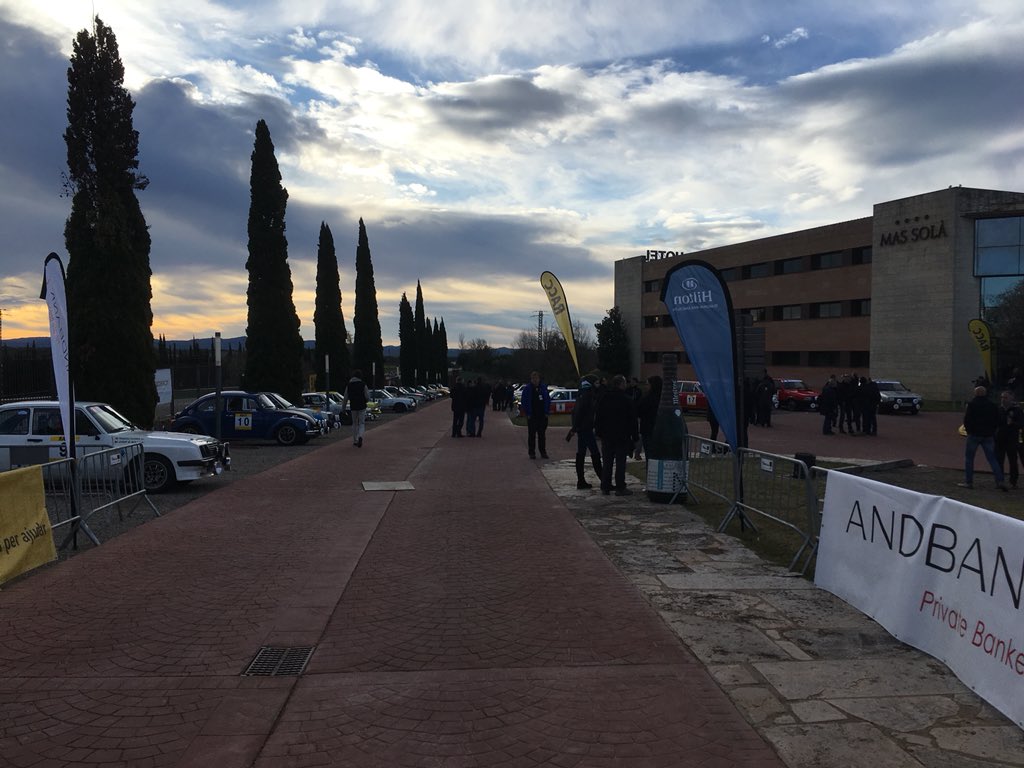 <a href="/ClubRACC/">RACC Mobility Club</a> <a href="/RallyRACC/">RallyRACC</a> Muchas gracias, salimos con mucha ilusión ante el reto del día de hoy. De momento motor y relojes on time !!! envant #RallyCatalunyaHistoric #2naetapa