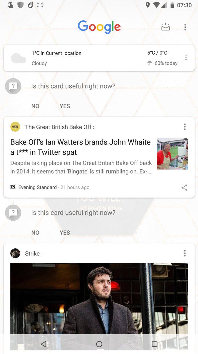 mookesc's tweet image. #googlenow updated ui