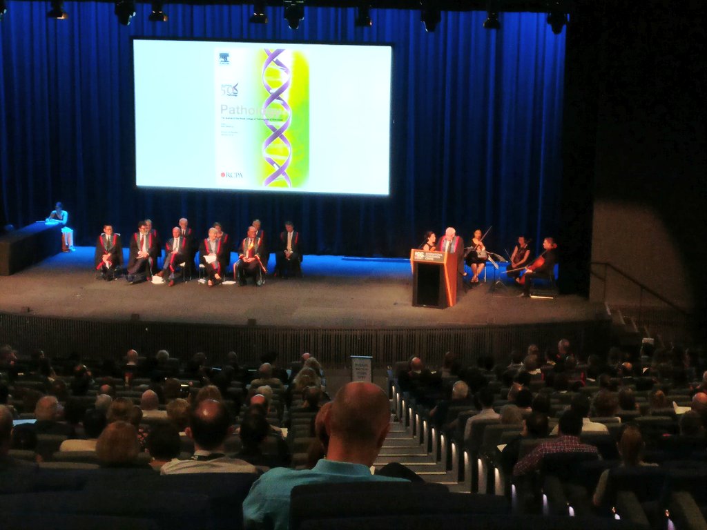 pathologistmag's tweet image. Admission of new @PathologyRCPA fellows and presentation of awards. #PathUpdate