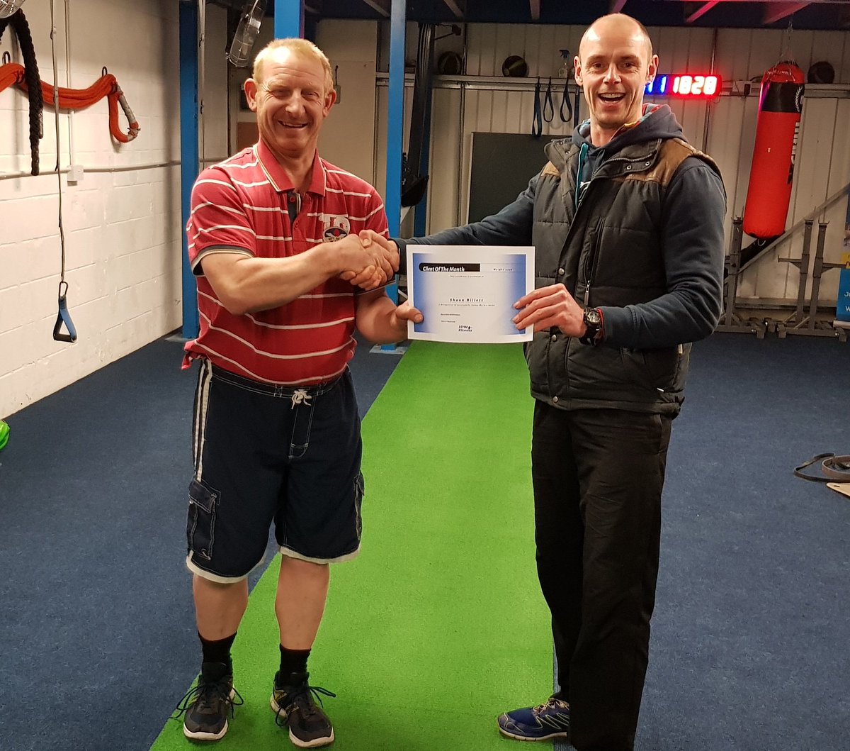 Client of the month Shaun Billett, focused on fitness, lost 3% body fat- 6kg weight #SaturdayMotivation #fitness #nofaddiets #results #weightlossjourney