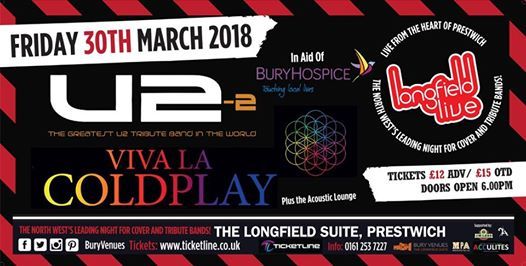 BuryVenues's tweet photo. #LongfieldLive brings you V-Prest 18, our annual Good Friday fundraiser for @BuryHospice - a special event in the making! https://t.co/c9YvWJId1x https://t.co/M3T9E4AhkS
