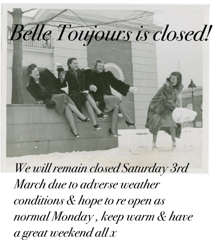 BelleToujours_'s tweet photo. Belle Toujours is CLOSED!! https://t.co/WbTCSjvv1y
