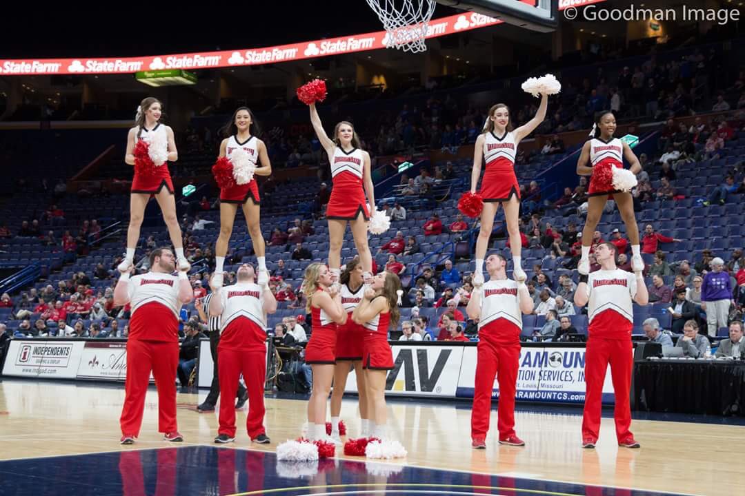 GoodmanImage's tweet photo. Illinois State Cheerleaders
Indiana State vs Illinois State
MVC Tournament
@IndStMBB @IndStAthletics
@indstmbb @indstathletics
@Redbird_MBB
@ISURedbirds #redbird_basketball @isucheerleading #isucheerleading #BackTheBirds MVCHoops #MVCMBB #ArchMadness @valleyhoops @mvcsports https://t.co/EoslqISLlW