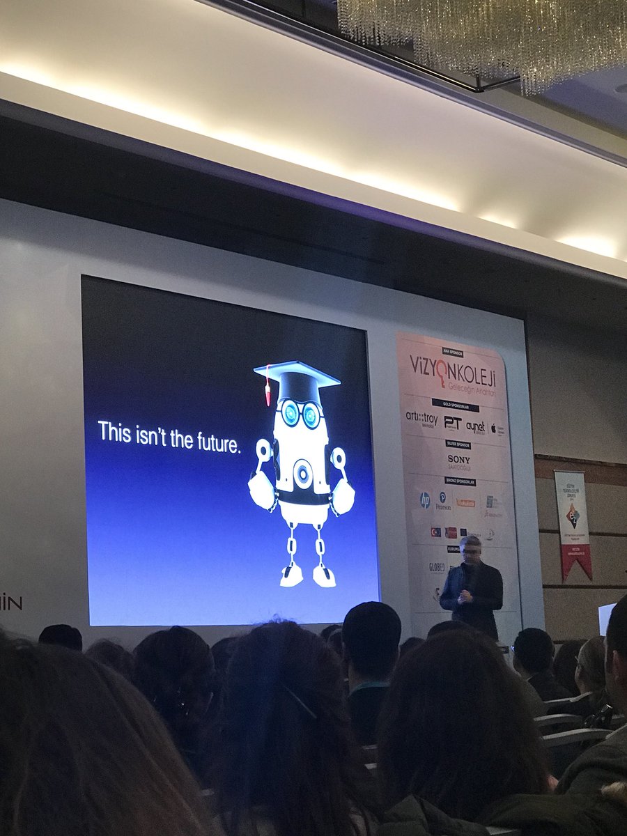NBernaAslan's tweet photo. “Why shouldn’t education evolve with/next to the technology?Strong leadership behind using technology is needed. We should celebrate learning with technology. As teachers,we need to hack technology.” #Mindset4Change #technologyevolves @ostringer @EdTechSummit https://t.co/iFIL2zfoc5