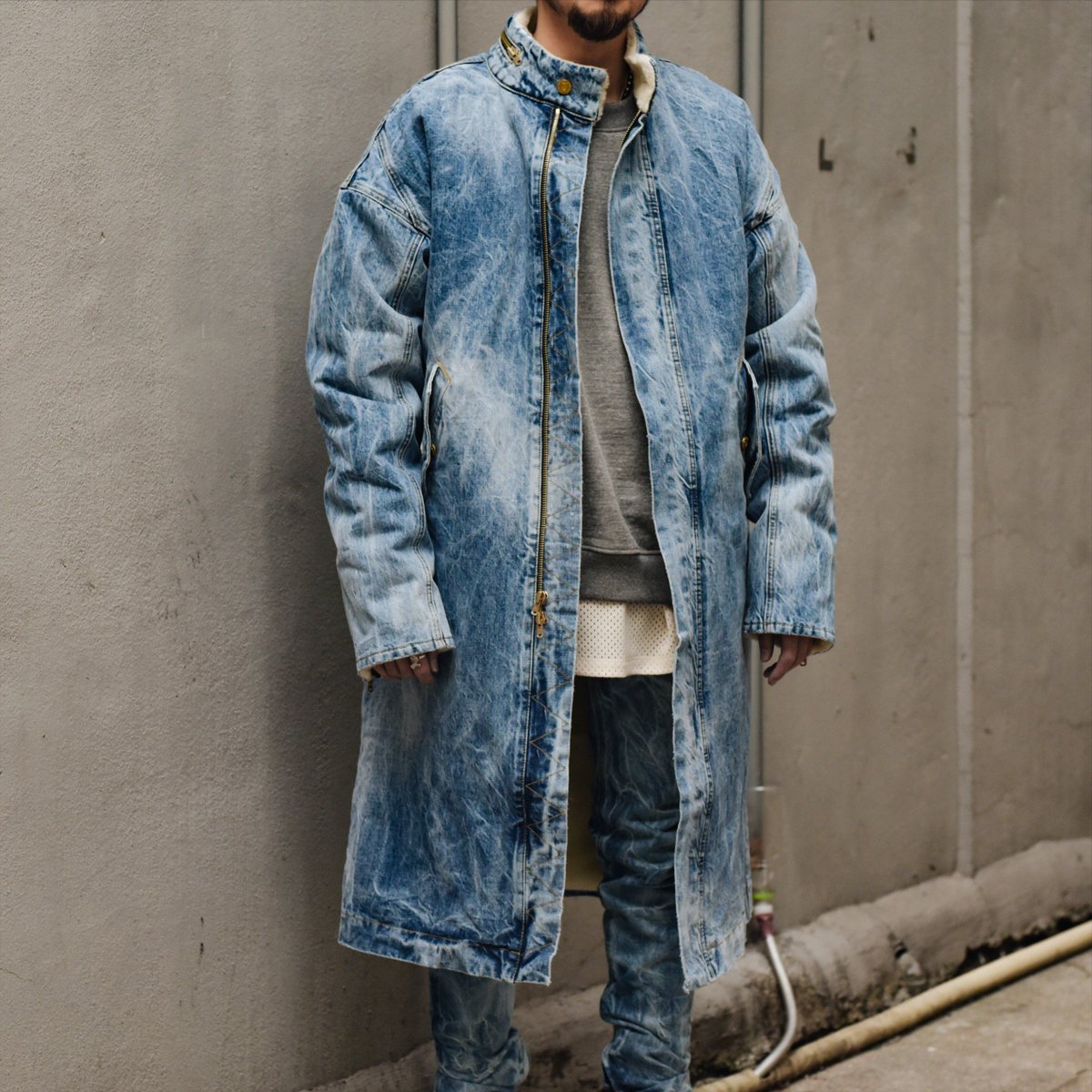 国産原料100% fear of god 5th デニムジャケット - 通販 - www