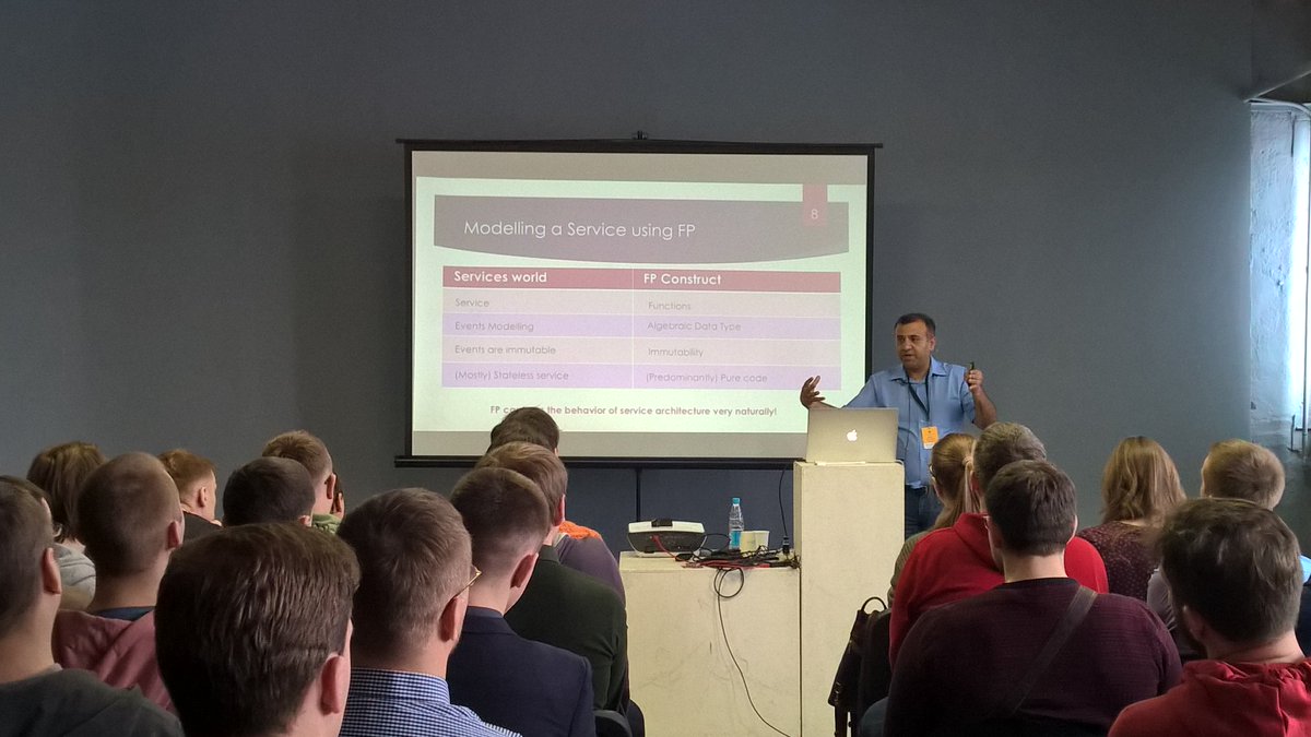 violettape's tweet image. Microservises with f#, why it's better than c# =) #dotnetby Still waiting when c# will be even more functional
