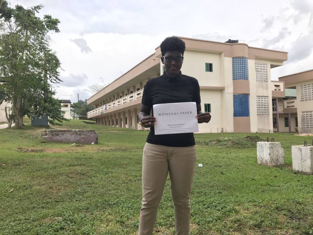 Participants from the University of Mines and Technology Tarkwa, Ghana supporting Women and Career.

#WomenInSTE #WomenNCareer #WomenSupportingWomen #Ghana #University #WomenEmpowerment #Career