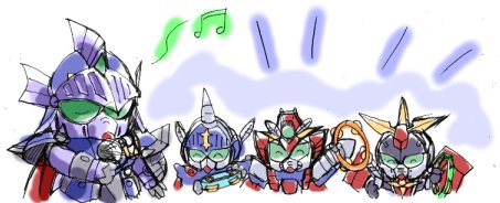 【SDガンダム外伝】全ガンダム投票を見て懐かしくなったので、大昔に描いたアルガス騎士団貼って起きますね……。団長好き。団長好きな騎士団が好き 