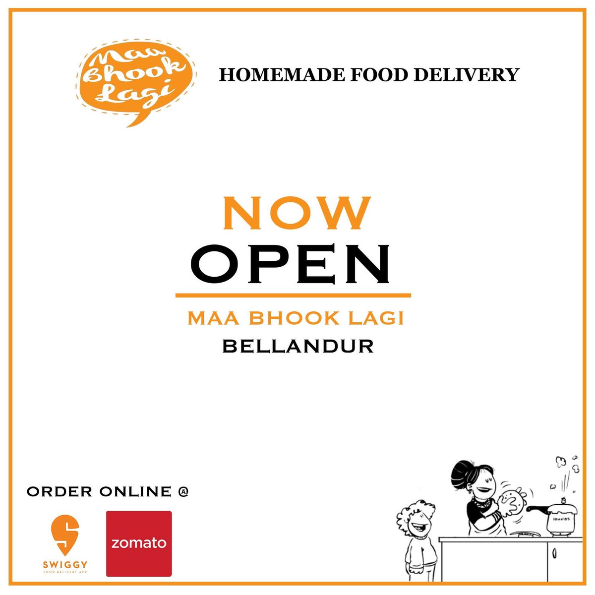 maabhooklagi's tweet photo. MAA BHOOK LAGI NOW OPEN IN BELLANDUR.
ORDER ONLINE FROM ZOMATO AND SWIGGY.
#homemade #food #weekend #maabhooklagi #mbl #foodies #bellandur #sarjapurroad #ibbur #hsr https://t.co/N7NinmNx8O