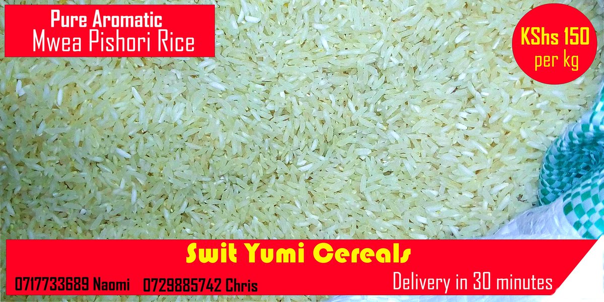 SwitYumiCereals's tweet photo. We know you 😍love😍 Pishori Rice fam.

🔥🔥Order and pay on delivery. 

RT, my 🎆next customer🎆 could be on your TL. 

#swityumi_cereals https://t.co/W6ORkBYPvn