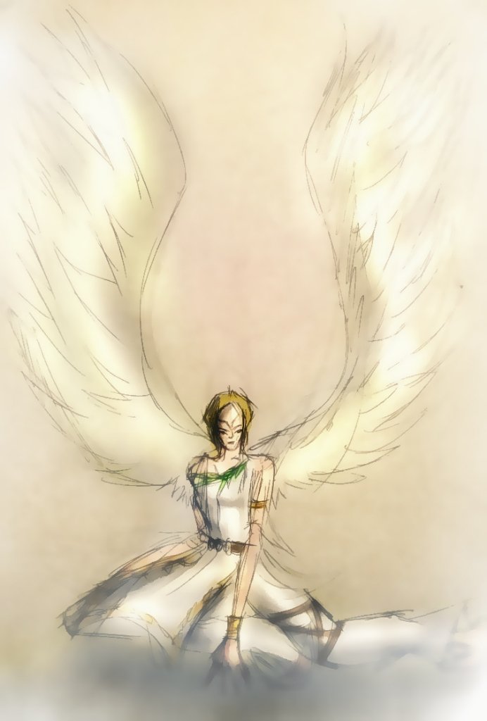 <a href="/AngelOfTekken/">Angel</a> --her, as he looked at his side &amp; another w. no sign of the angelic entity present again•