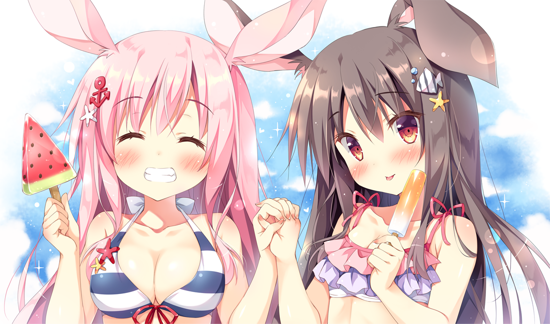 「今日3月3日は看板娘のゆきみつきみのお誕生日です!???
サンクリでは記念につき」|ぱん🍞のイラスト