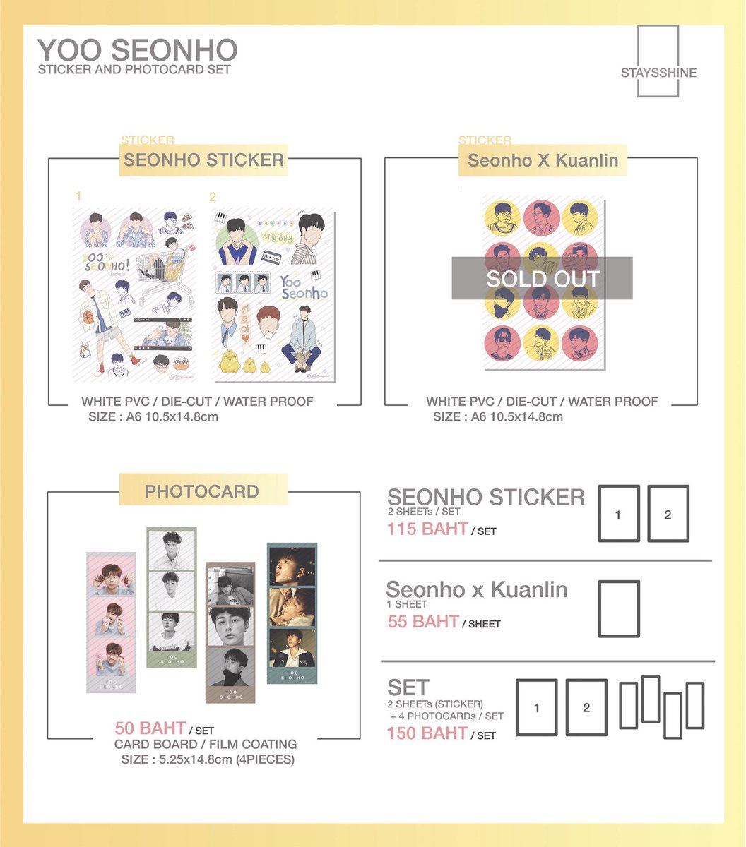 staysshine's tweet photo. ✨สตก.ไดคัท/กันน้ำ✨
♥️ ของแถมทุกออเดอร์สั่งเยอะแถมเยอะ! มาซื้อกันนนเถอะ😘
.
#wannaone #produce101 #ตลาดนัดWANNAONE #ตลาดนัดวนว #ตลาดนัดวอนนาวัน #ตลาดนัดแฟนอาร์ต #fdamarket #kangdaniel #hwangminhyun #yooseonho #laikaunlin @wannaone_market @market_wannaone @WANNABLE_TH https://t.co/5ipqAnFTur