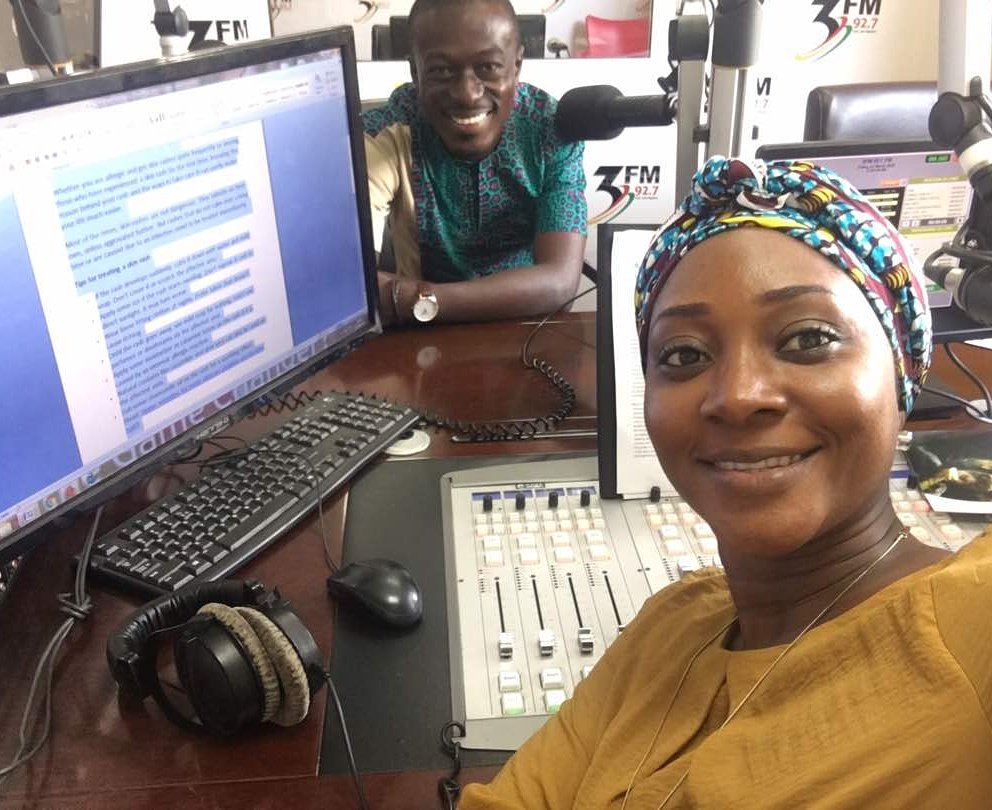 mpaboabykwabena's tweet photo. with @Miriam_3fm on @3fm927 talking #mpaboa and #MadeInGhana ... #WeCelebrateGH https://t.co/3KwCZwvQZN