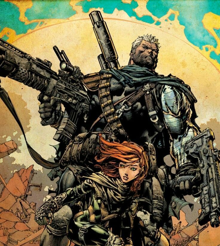 CableNewMutants's tweet image. #Cable brings a fellow time displaced traveler named Hope back to the present to begin a guerilla war against #Apocalypse and prevent a dystopian future in which humans are becoming extinct.