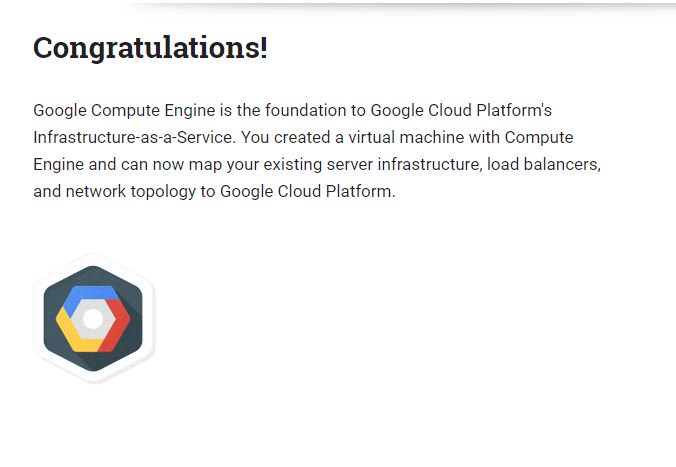 Olmurrani_Sirua's tweet photo. Done creating a virtual machine with Compute Engine and can now map existing server infrastructure, load balancers, and network topology to Google Cloud Platform.@qwiklabs @gdgmoi @mayeedwin1 #CloudStudyJam https://t.co/ecLwHktmV0