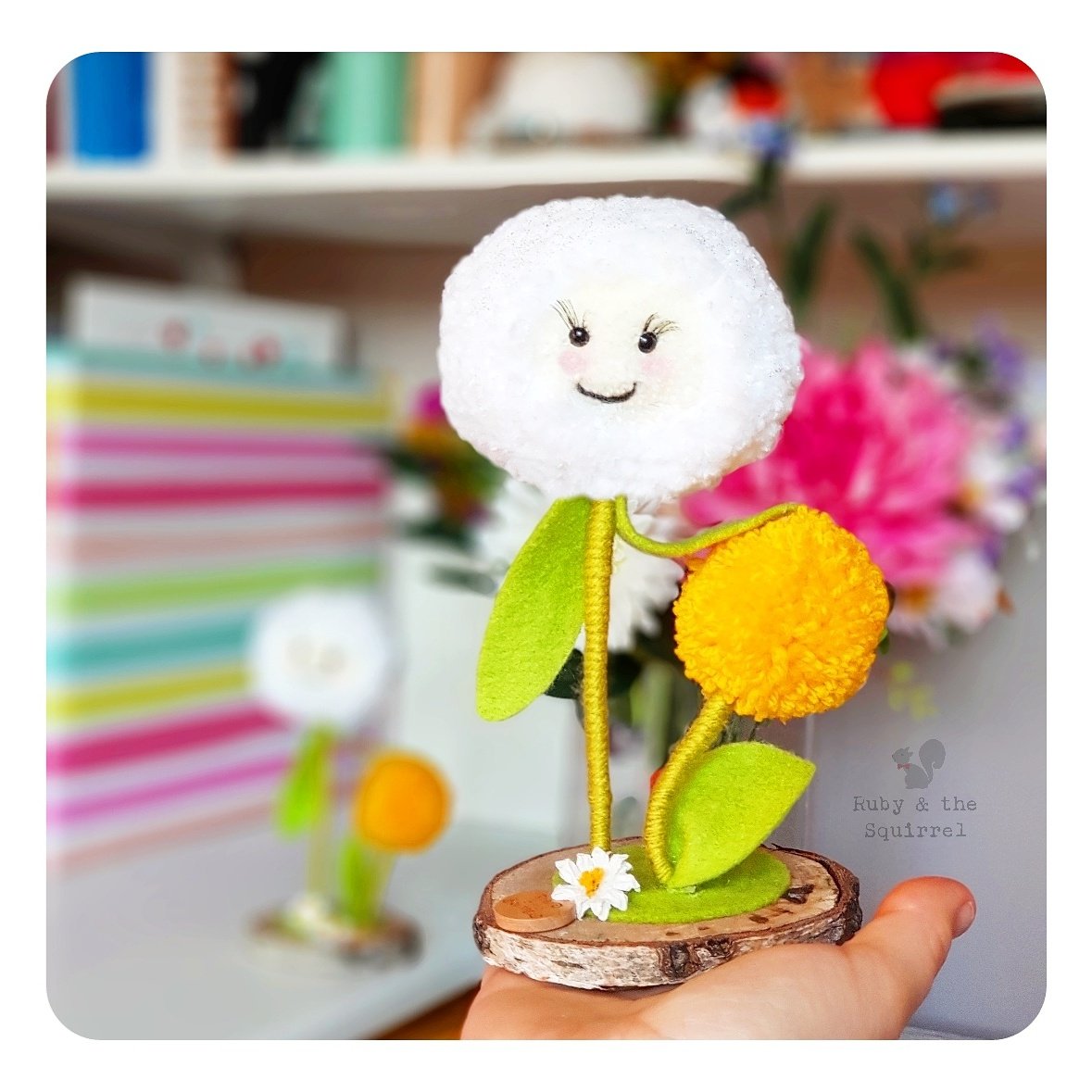 Good Morning! I must up my Twitter game....so I am back to try again! Happy Saturday. #Saturday #craftbuzz #CraftHour #handmadehour #SmallBusiness #shopsmall #smallbiz #smallbizsnowday #sunny #floral #pompom #Handmade #mumpreneur