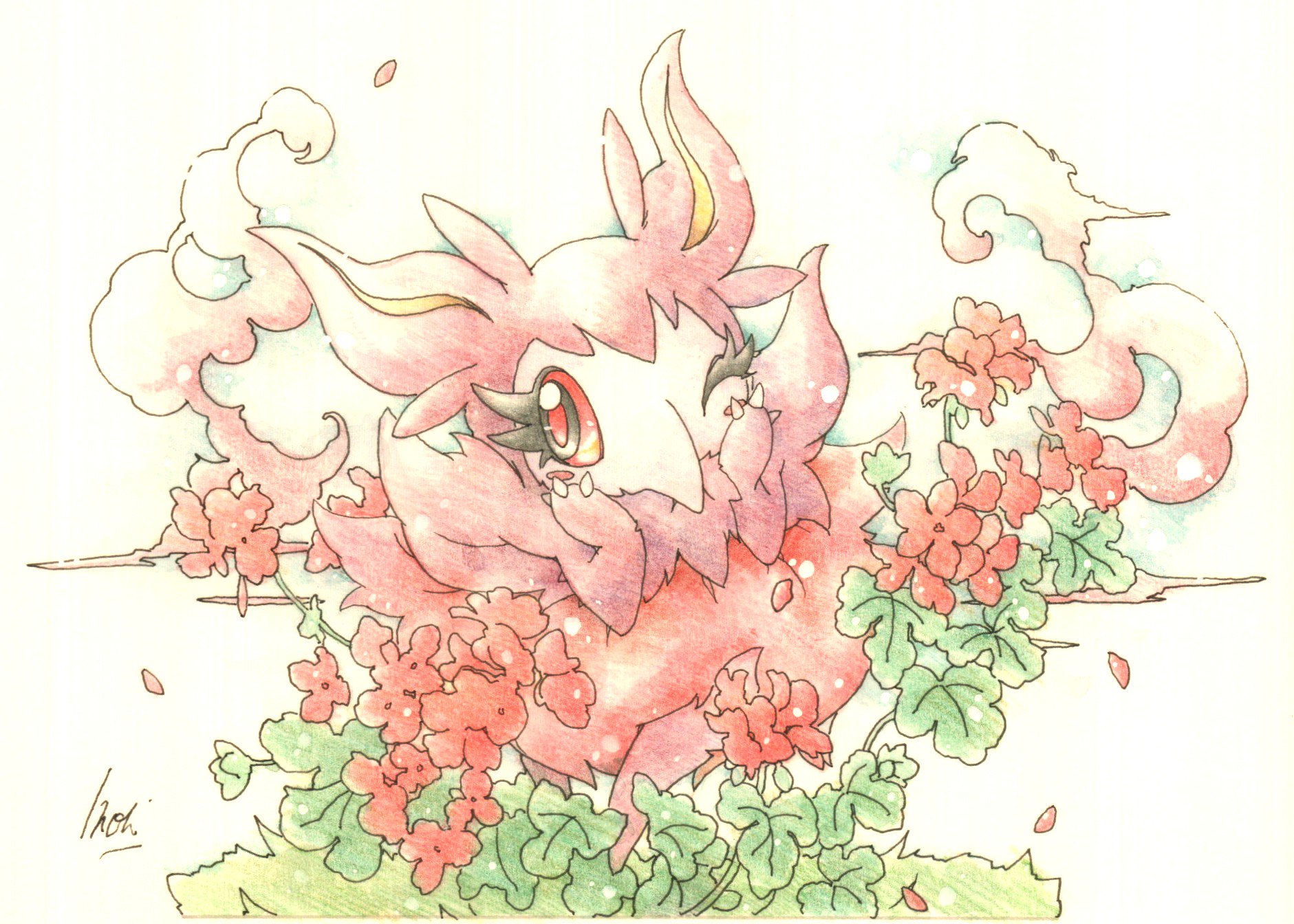 Inori アカウント引っ越し中 今日のポケモン図鑑 ｎｏ ６５９ フレフワンの アロマミスト ゼラニウムの花言葉 君ありて幸福 T Co Aryecouf9l Twitter