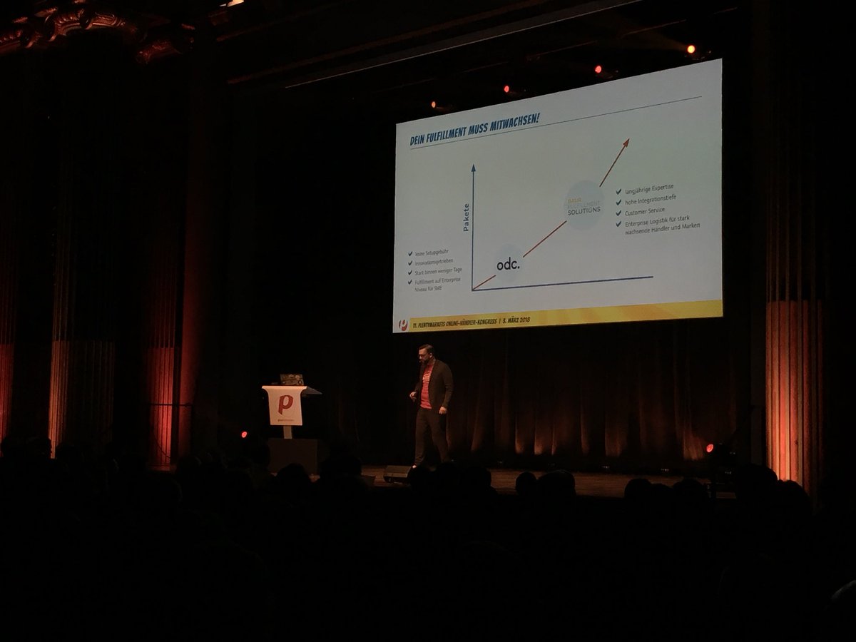 PlentyONE's tweet photo. Dein Fulfillment muss mitwachsen. Die neue plentymarkets Kooperation mit BAUR Fulfillment macht’s möglich! #ohk18 https://t.co/5kINkxP6Qv