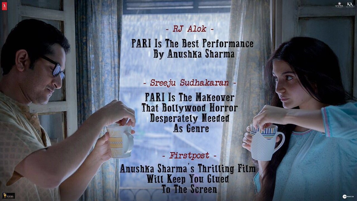 poweryoga3's tweet photo. Right from the start till the end this movie catches it up . The climax was fab.  @AnushkaSharma - best performance (cutest bhoot ) &amp; probably the best horror in Bollywood till date 🙌🏻 Pari - a must must watch 🏚🧟‍♀️🧚‍♀️  can’t get over it https://t.co/C8BoYgSkfF
