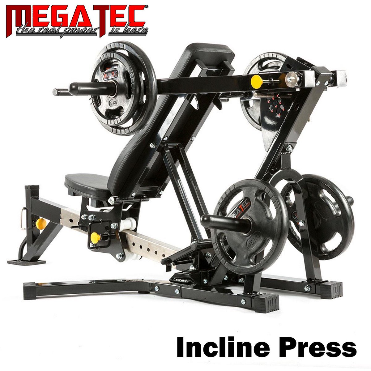 SamsFitness's tweet image. The Megatec Leverage Multi Press not only looks the part, it is extremely versatile too. Adjust pressing positions every 50mm to get you into the perfect start stop position. Accepts optional attachments too. #megatec