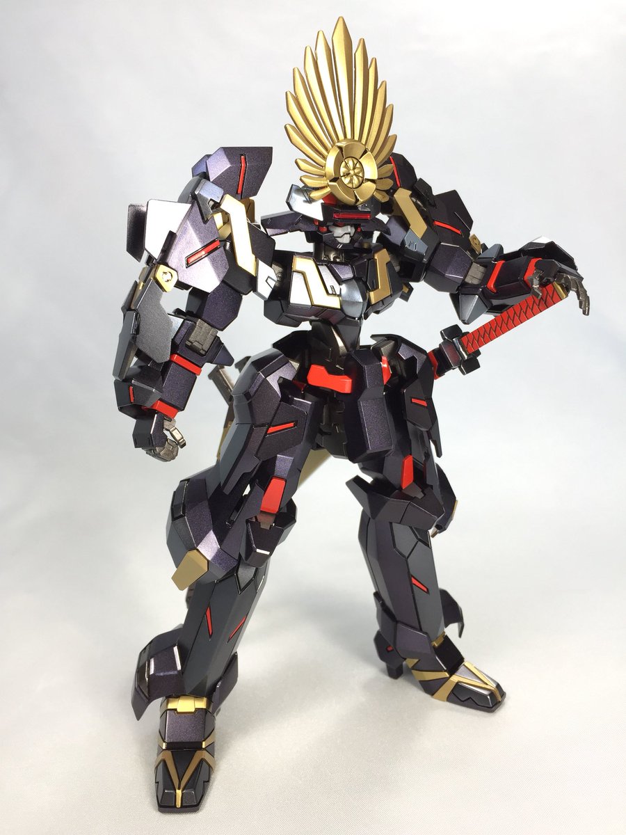 牙鳥 W V Twitter ハセガワの景清 火をベースに 戦士 織田信長頑駄無の前立てをブラッシュアップして プラアクト 織田の種子島を付けて出来上がり ミキシングこそ男の本道