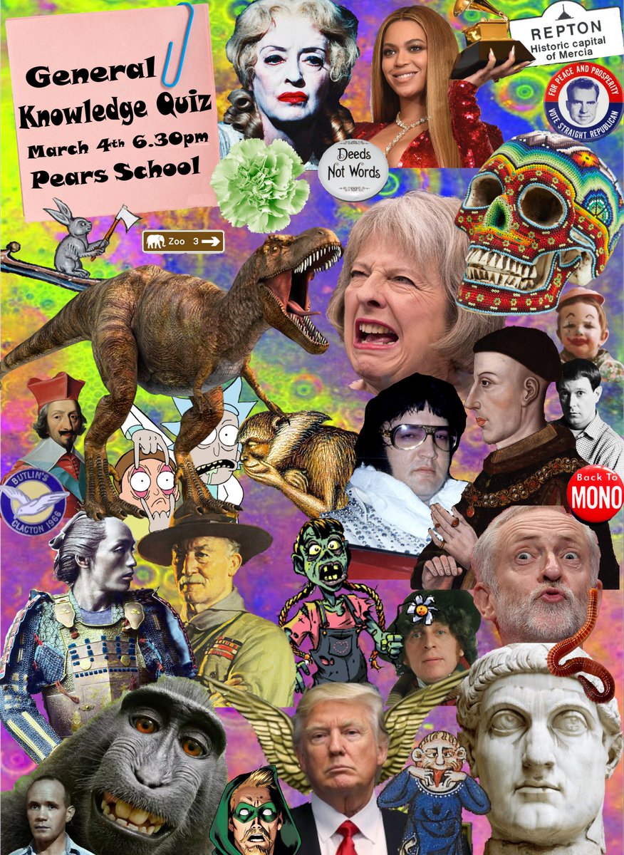 ReptonLibrary's tweet image. After some fiendish last minute question tweaking, I think I'm ready for tomorrow night's General Knowledge Competition. Very tempting, as ever, to throw in a round on medieval music or 17th century pottery in Lower Bohemia.