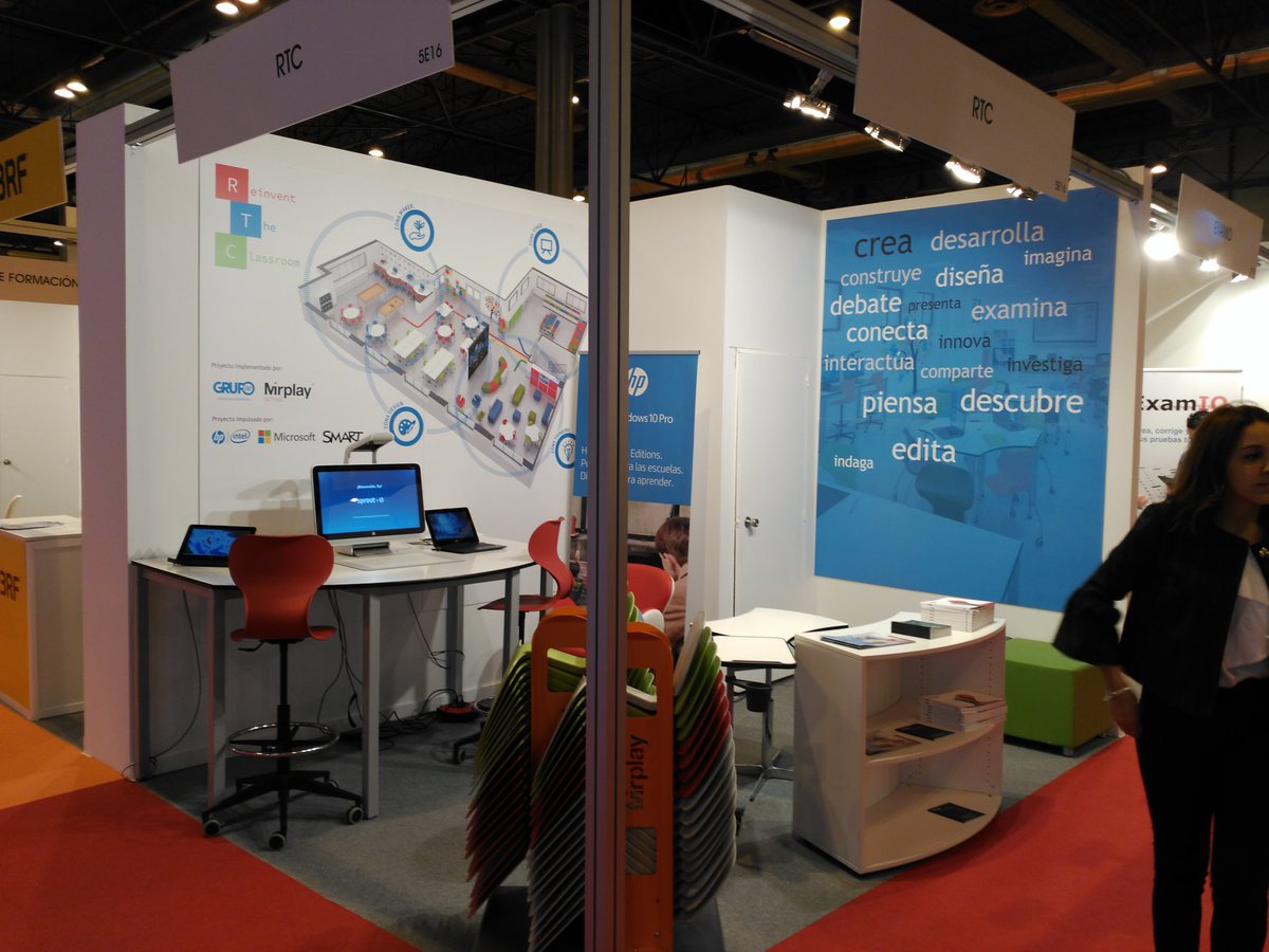 solutiaedu's tweet photo. Último día en #INTERDIDAC2018 en la #SemanaDeLaEducacion 
No te vayas sin conocer el aula #ReinventTheClassroom en nuestro stand junto a @Mirplay 
#ztool #edtech https://t.co/Qzmw7uRe1H