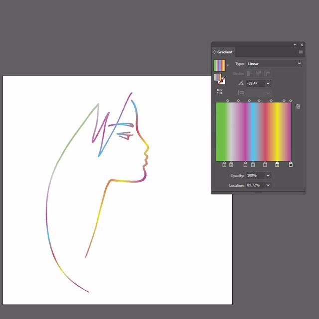 atdigit's tweet photo. Be the first to like this. Minimalist beauty, creating color gradients in #adobeillustrator #gradientline, punchy pastels #continuousline #womanprofile #fashion #sketch #talnts #drawing #illustrator#artschool #ilovetodraw #simplethings#fineart #sketchzon… https://t.co/jyvfKRKQg1 https://t.co/9zTLnC0FB2