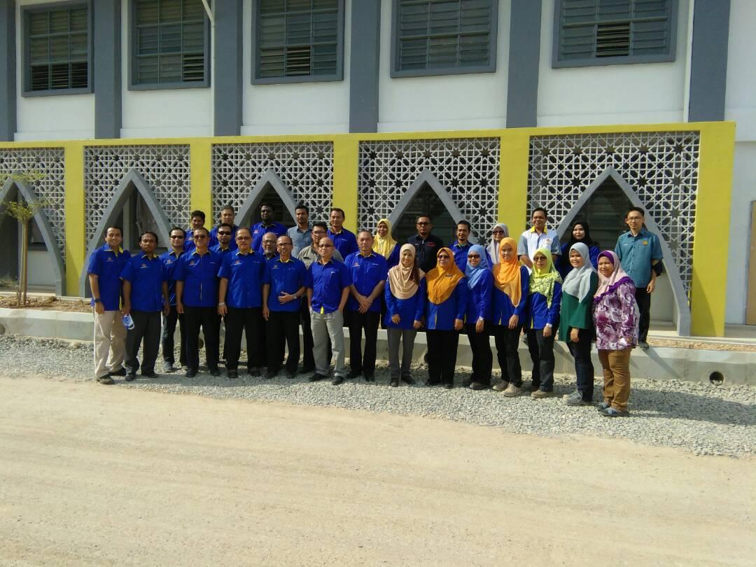 Lawatan kpkr ke tapak projek smka jerlun..