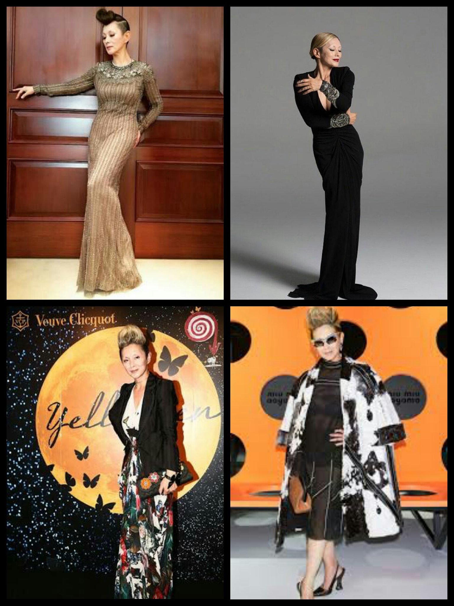 みぽりん先生 ただ 夏木マリさんは迷った めっちゃ迫力と貫禄あるんだもん めっちゃ好き でもファッショナブルほど顔圧もないし 線も強くない チャーミングなアクションやコケティッシュな小物もよく似合ってる で 若い頃のお写真を拝見したら