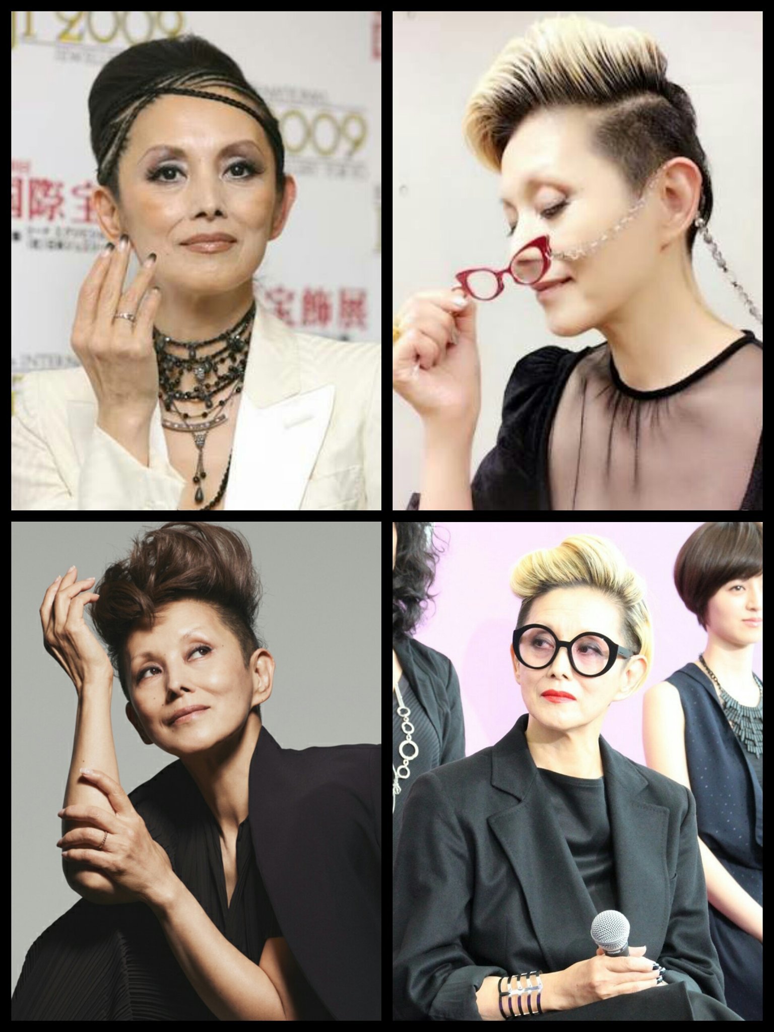 みぽりん先生 ただ 夏木マリさんは迷った めっちゃ迫力と貫禄あるんだもん めっちゃ好き でもファッショナブルほど顔圧もないし 線も強くない チャーミングなアクションやコケティッシュな小物もよく似合ってる で 若い頃のお写真を拝見したら